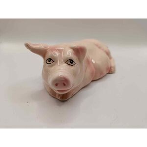 MCM Pink Pig Figurine Display Pig Collectible
